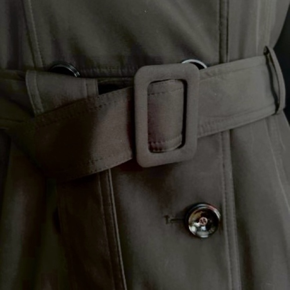 Calvin Klein belted trench-coat sz med - Picture 4 of 8